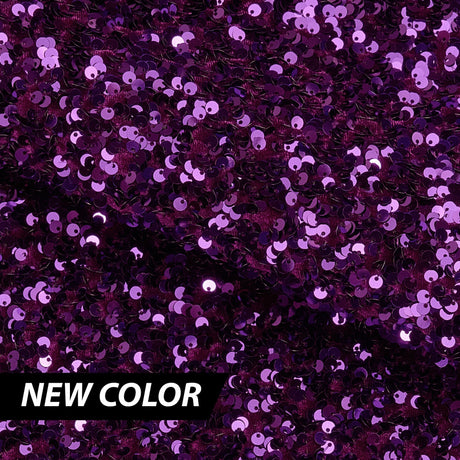 Stretch Velvet Sequin Fabric