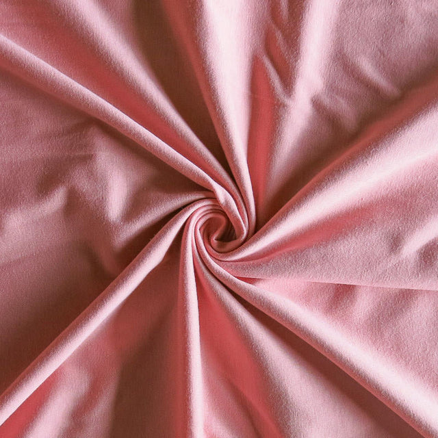 Cotton Lycra Jersey Knit Fabric Dusty Salmon