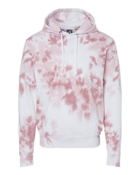 Tie-Dyed Fleece Hooded Sweatshirt