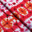 Dye Batik Polyester Spandex Fabric - Multicolor Tribal African Pattern, 58/60" Width (1 Yard)