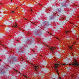 Dye Batik Polyester Spandex Fabric - Multicolor Tribal African Pattern, 58/60" Width (1 Yard)