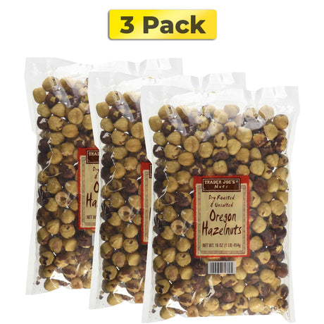 Trader Joe's Nuts Oven Roasted & Unsalted Oregon Hazelnuts - 16oz