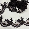 Beaded Corded Lace Trim 3" Wide