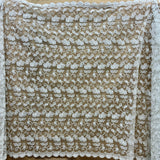 Beaded Corded Floral Bridal Lace Fabric 52" Wide