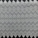 Embroidered Chantilly Lace Fabric with Eyelash Scallop