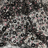 Beaded Sequined Lace Fabric 54" Wide
