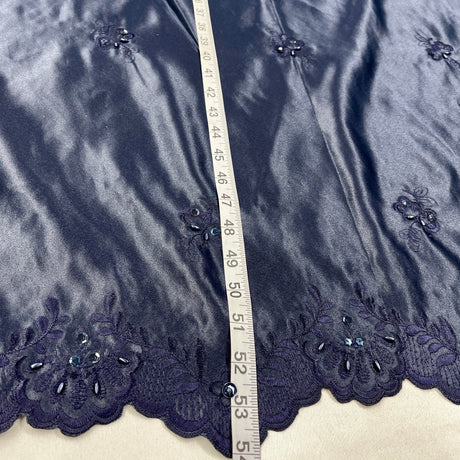 Beaded Bridal Lace Fabric on Satin