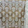 Beaded Corded Bridal Lace Dark Ivory