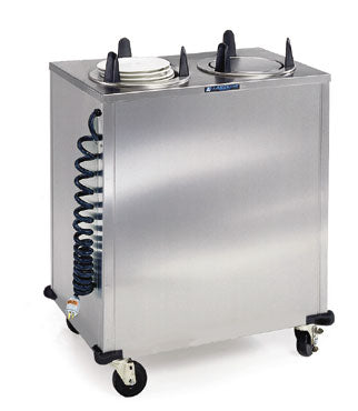 Lakeside E6200 Express Heat Dish Dispenser - 2 Stack, Plate Size: Up to 5"