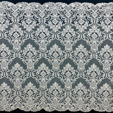 Beaded Corded Bridal Lace