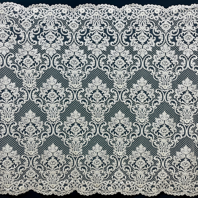 Beaded Corded Bridal Lace