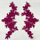 3D Floral Lace Applique Mesh