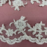 Beaded Corded Lace Trim 2.75" Wide