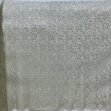Beaded Lace Fabric Embroidered On 100 Percent Polyester Net Mesh - Black, 60" Wide (1 Yard)