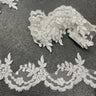 Beaded Corded Lace Trim 3" Wide