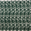 Beaded 3D Floral Lace Fabric - 3D Floral Embroidered Net Mesh, 52" Wide (1 Yard)