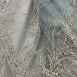 Beaded Embroidered Lace Mesh