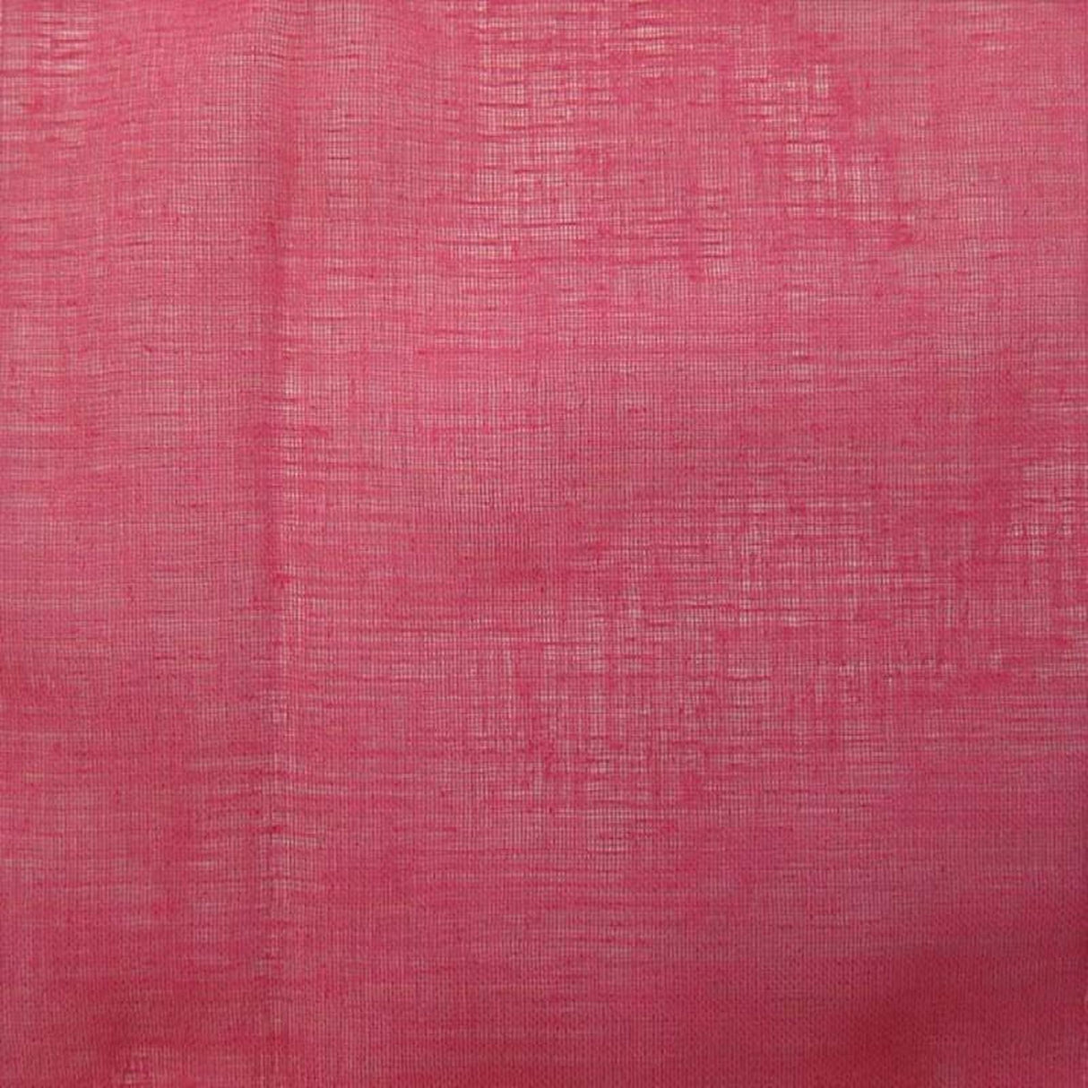 Earth Fabric Solid Linen Look Sheer Fabric - Espresso, White, Black, Cerise, Champagne, Pistachio, Sunshine, 110" Width (1 Yard)