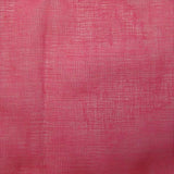Earth Fabric Solid Linen Look Sheer Fabric - Espresso, White, Black, Cerise, Champagne, Pistachio, Sunshine, 110" Width (1 Yard)