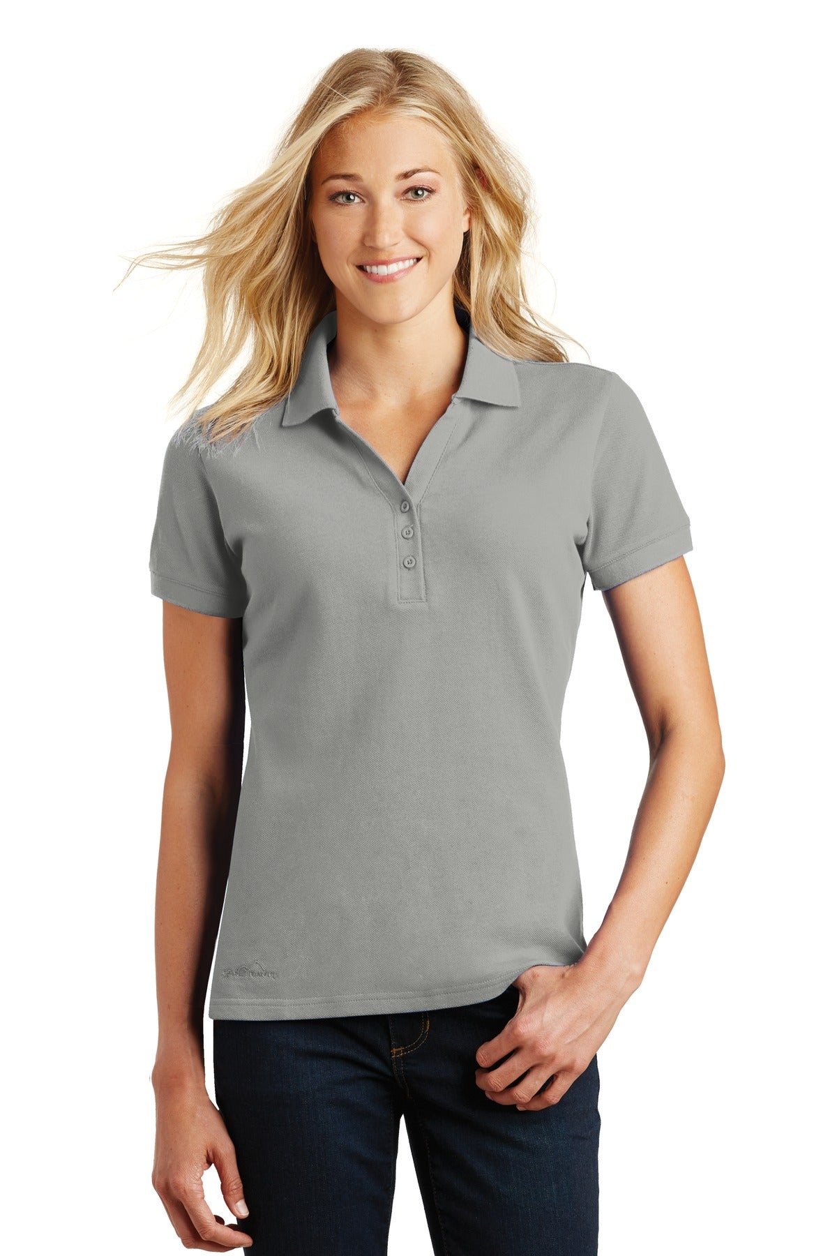 DISCONTINUED Eddie Bauer® Ladies Cotton Pique Polo