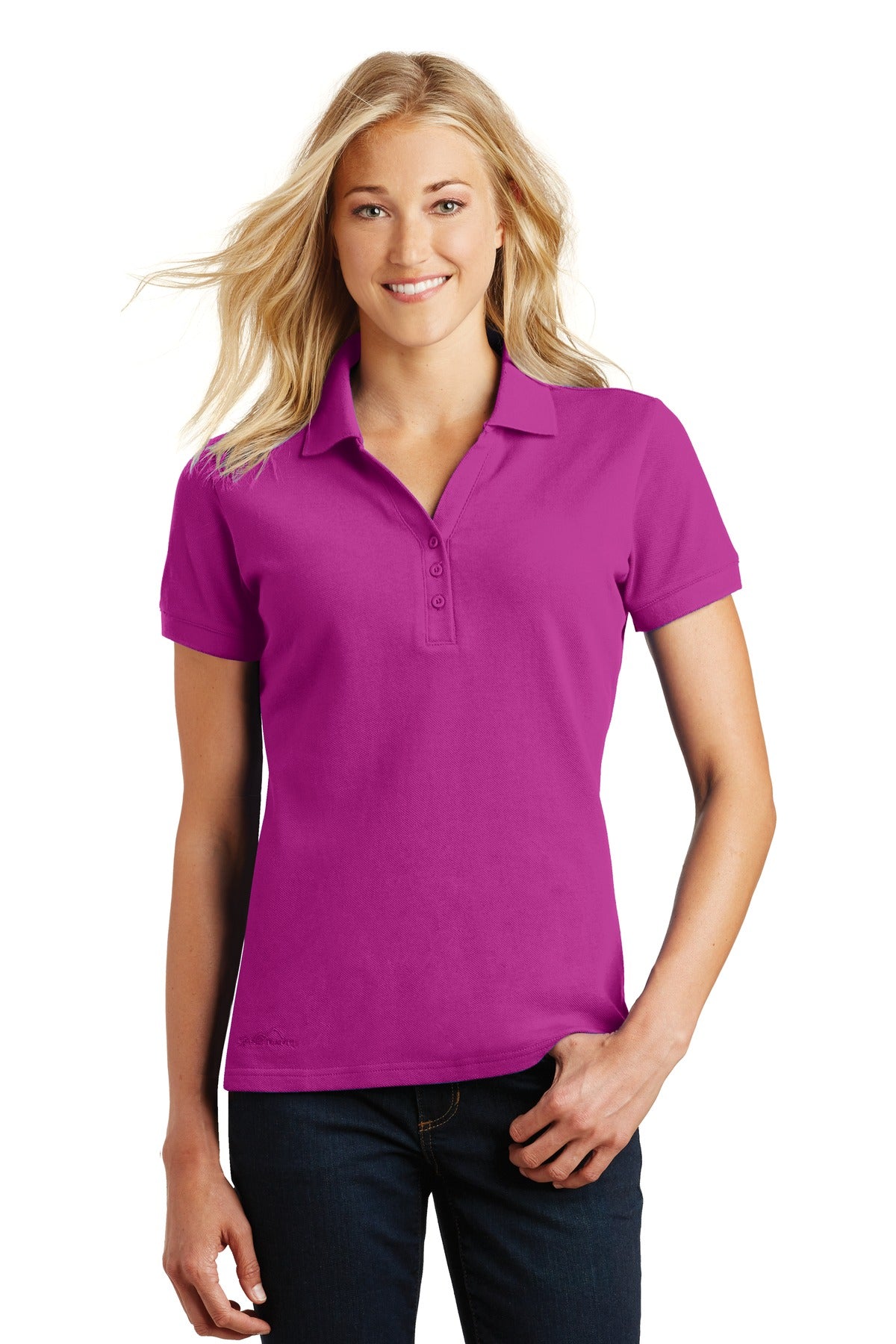 DISCONTINUED Eddie Bauer® Ladies Cotton Pique Polo