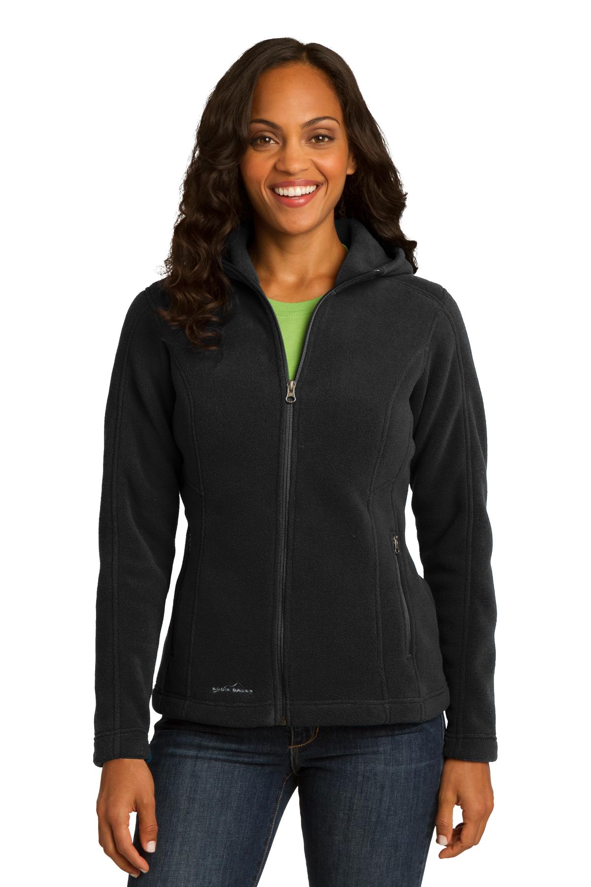 Eddie Bauer® Ladies Hooded Full-Zip Fleece Jacket