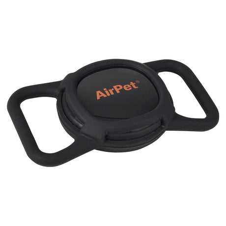 Pet Locator Tag with Collar Holder (Black)