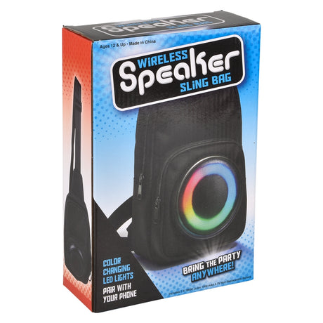 Wireless Speaker Sling Bag 12"