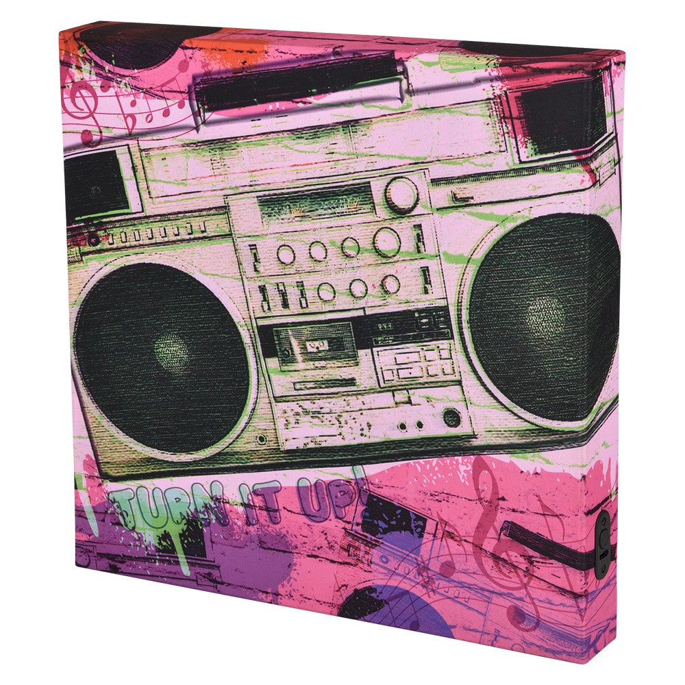 Boombox Wall Art Wireless Speaker