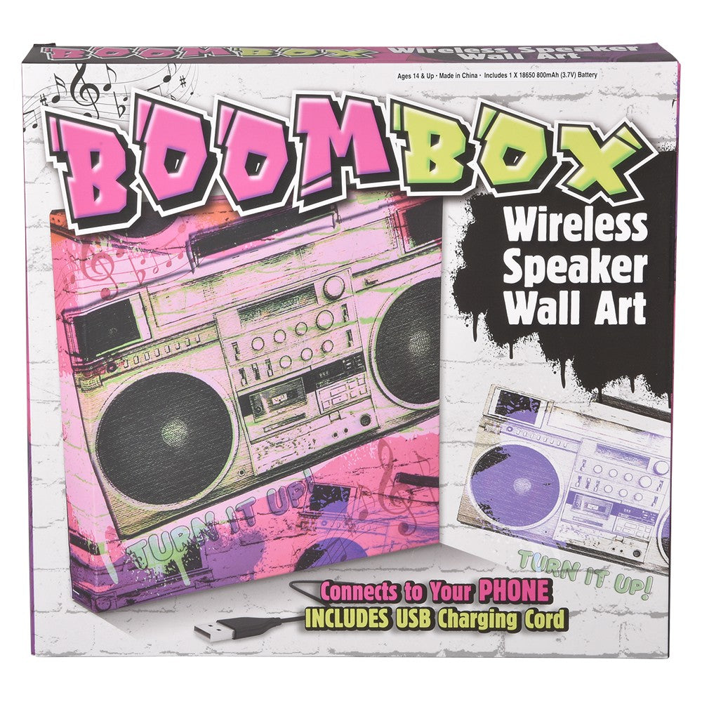 Boombox Wall Art Wireless Speaker