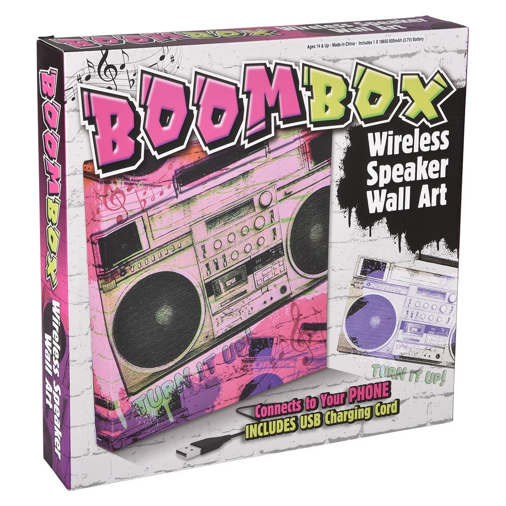 Boombox Wall Art Wireless Speaker