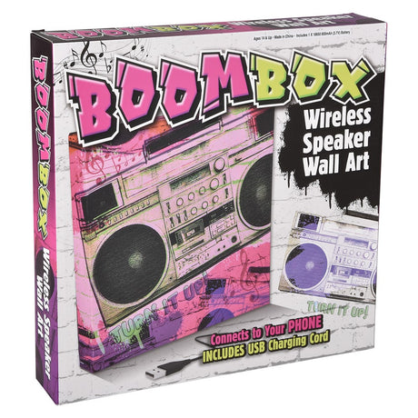 Boombox Wall Art Wireless Speaker