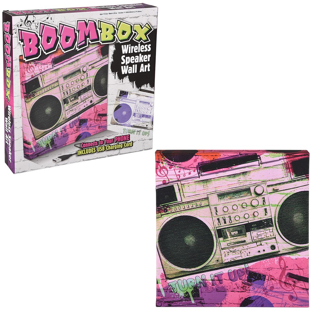 Boombox Wall Art Wireless Speaker