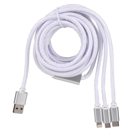 Lightning USB-C Cable 3-in-1 (White)