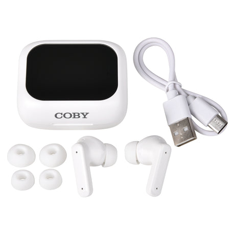 Coby Earbuds With Smart Display