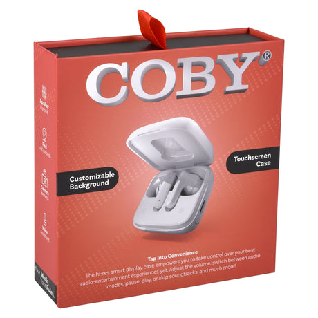 Coby Earbuds With Smart Display