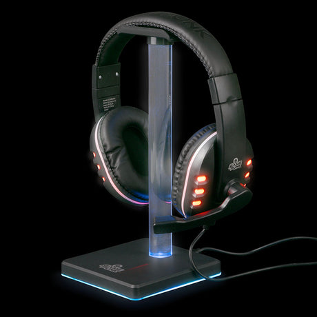 Gaming Headphones and LED Stand Combo