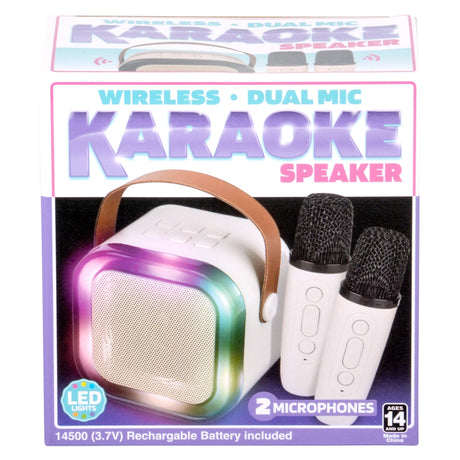 Wireless Karaoke Speaker with 2 Mics