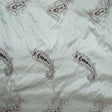 Eclipse Silk Fabric - Velvet Paisley, 54" Width (1 Yard)