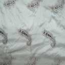 Eclipse Silk Fabric - Velvet Paisley, 54" Width (1 Yard)