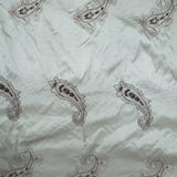 Eclipse Silk Fabric - Velvet Paisley, 54" Width (1 Yard)