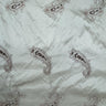 Eclipse Silk Fabric - Velvet Paisley, 54" Width (1 Yard)