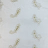 Eclipse Silk Fabric - Velvet Paisley, 54" Width (1 Yard)
