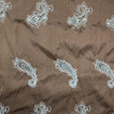 Eclipse Silk Fabric - Velvet Paisley, 54" Width (1 Yard)