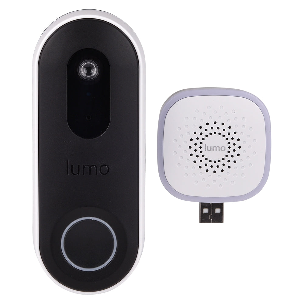 Smart Wireless Video Doorbell (Black)