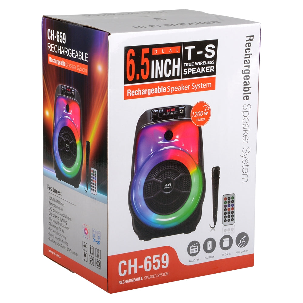 Mini Wireless Boombox With Mic