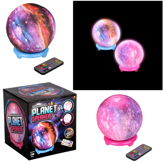 Color Changing Planet Wireless Speaker (1 PC)