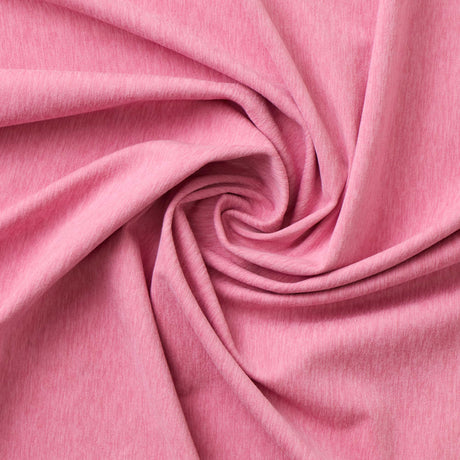 EcoDelish Double Peached Melange Spandex Fabric - Melange, 57" Width, 4-Way Stretch (1 Yard)
