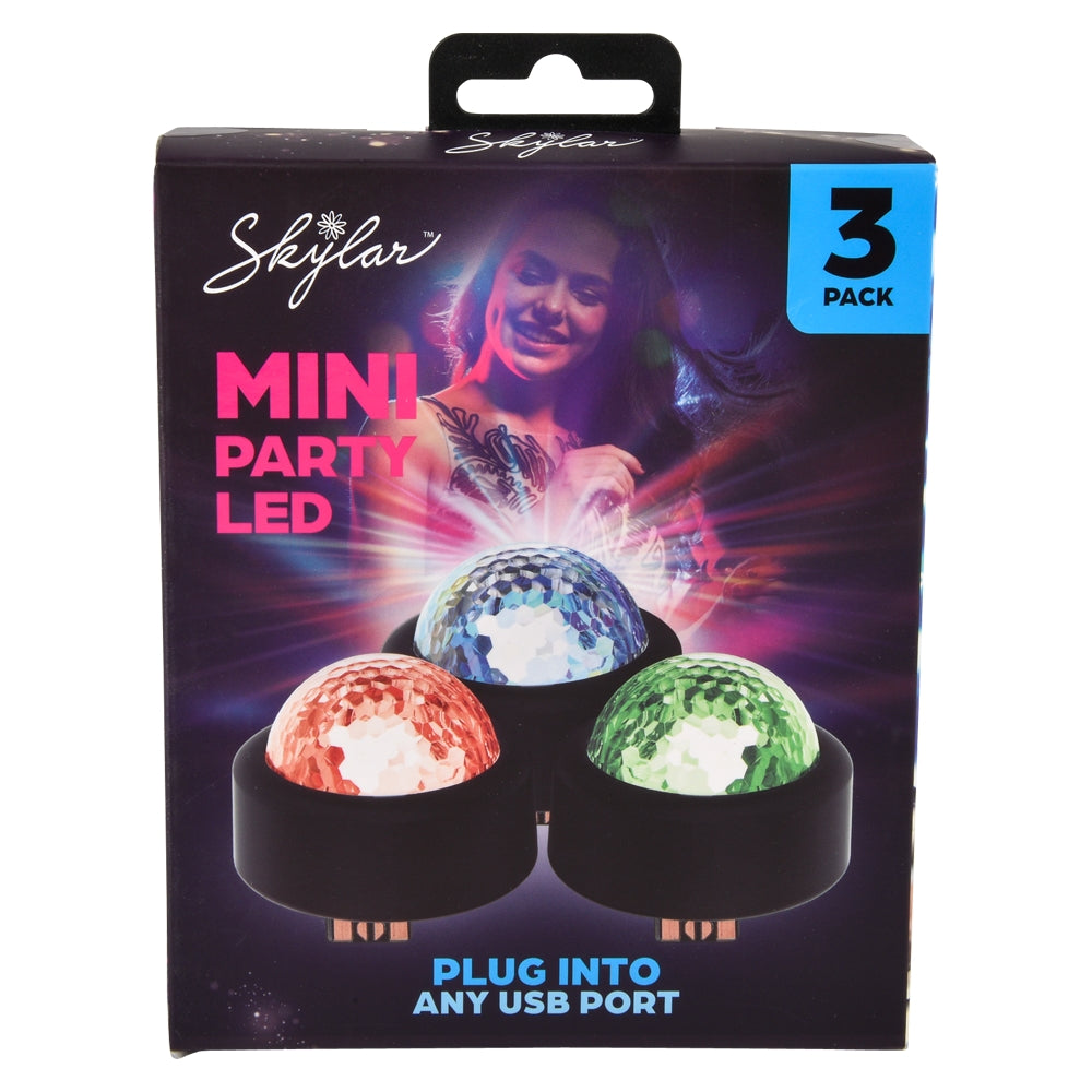 USB Mini Party Lights 3 Pack