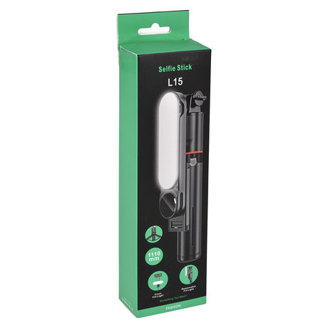 Mobile Phone Tripod Stick With Fill Light